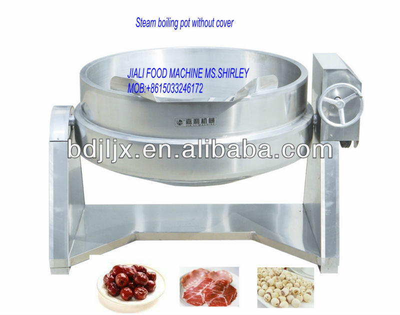 Tilting industrial egg cooker machine