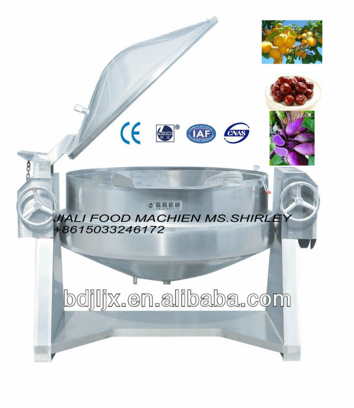 Tilting industrial water boiling machine