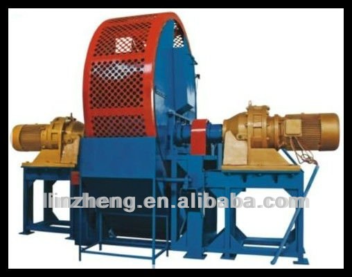 tire crusher equipment machine in the production line at normal temperature