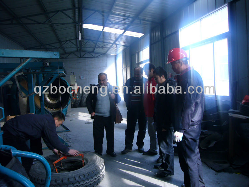 tire recycling machine with high benefit