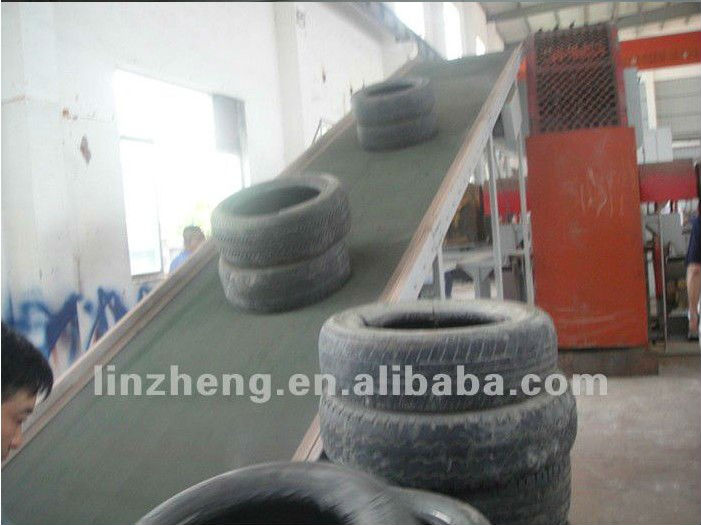 Tire recyling production line