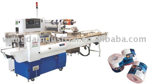 Toilet Roll Packing Machine for single roll of toilet paper and it is automatic