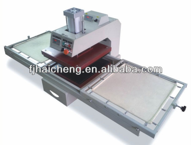 top and bottom heating hat transfer printing machine