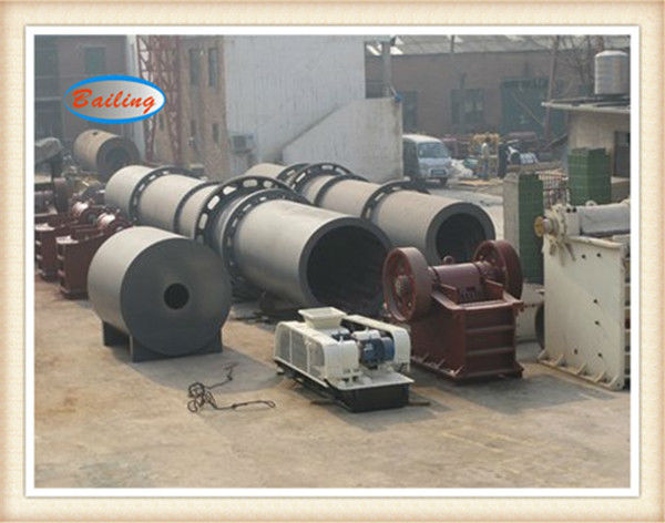 Top level rotary drum dryer for chemical materials with new type