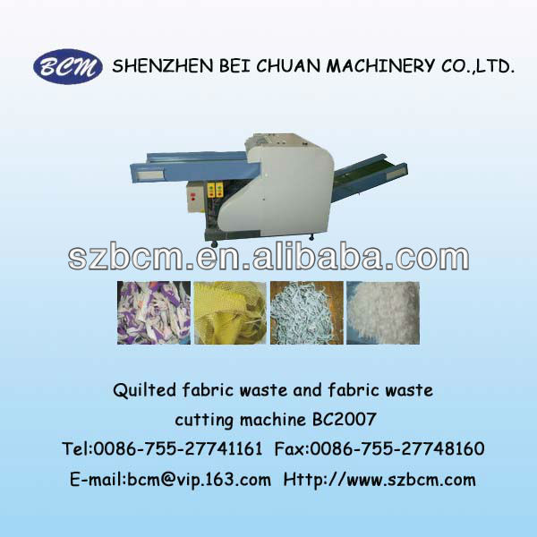 Top quality Fabric waste recycling machine in China