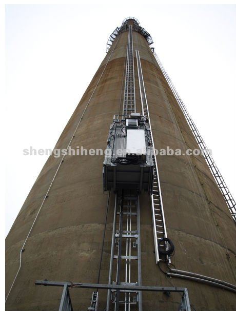 Top quality frequency conversion hoist with single cage construction hoist