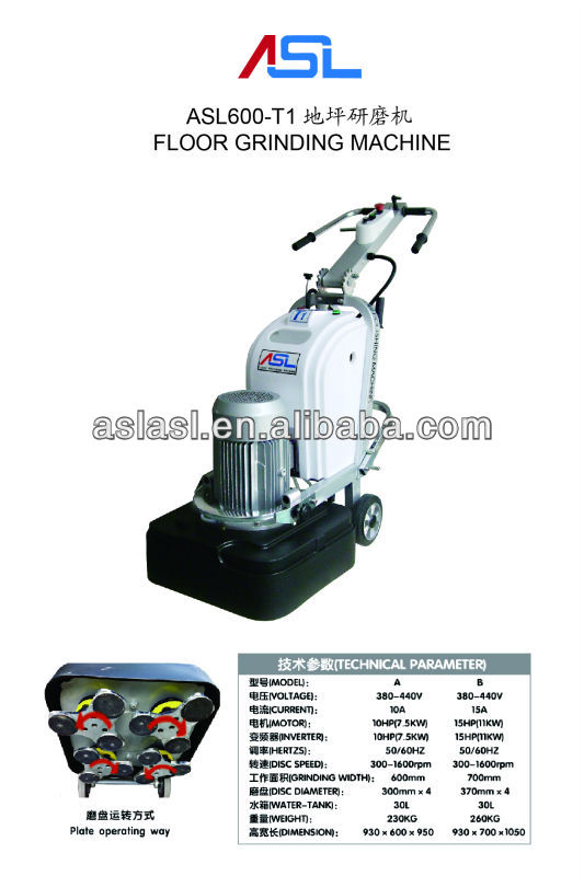 Top Sale Concrete Floor Grinding Machine