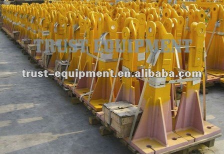 tower crane fixing angle, foundation base, tower crane spare parts