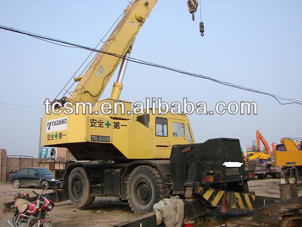 TR300M original Japanese used terrain rough cranes selling in shanghai