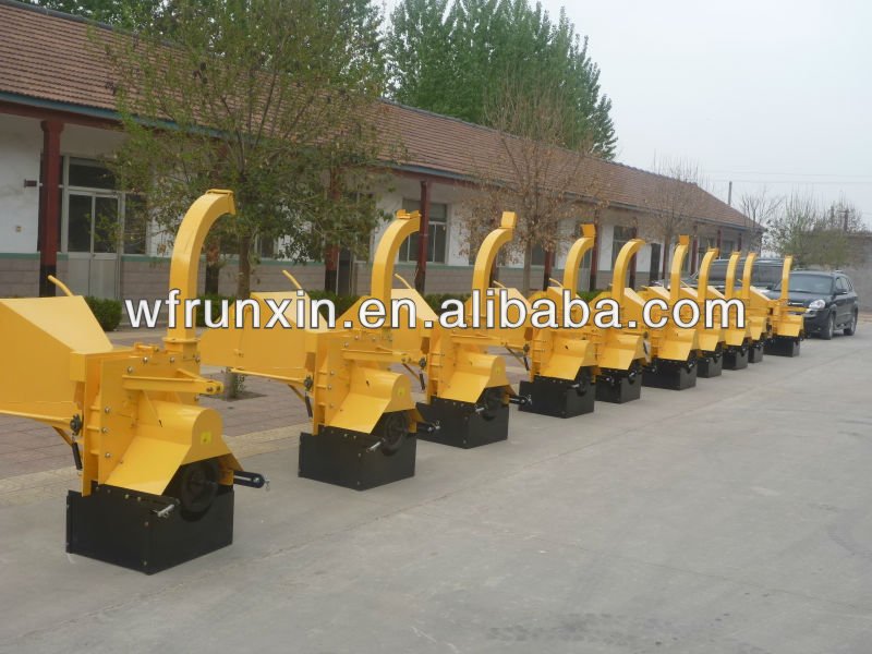 Tractor wood chippers