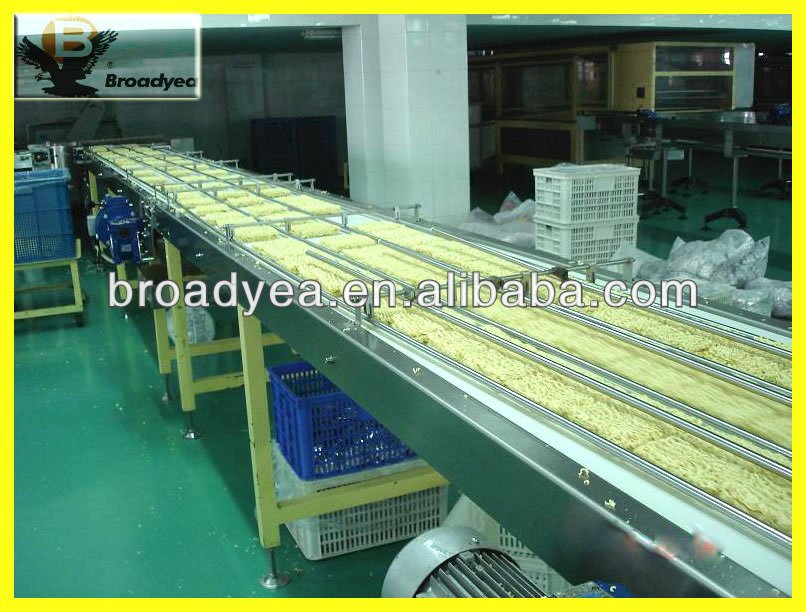 Transport machine of instant noodle production line