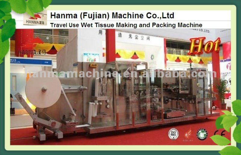 Travel Use Automatic Wet Wipes Tissue Machine