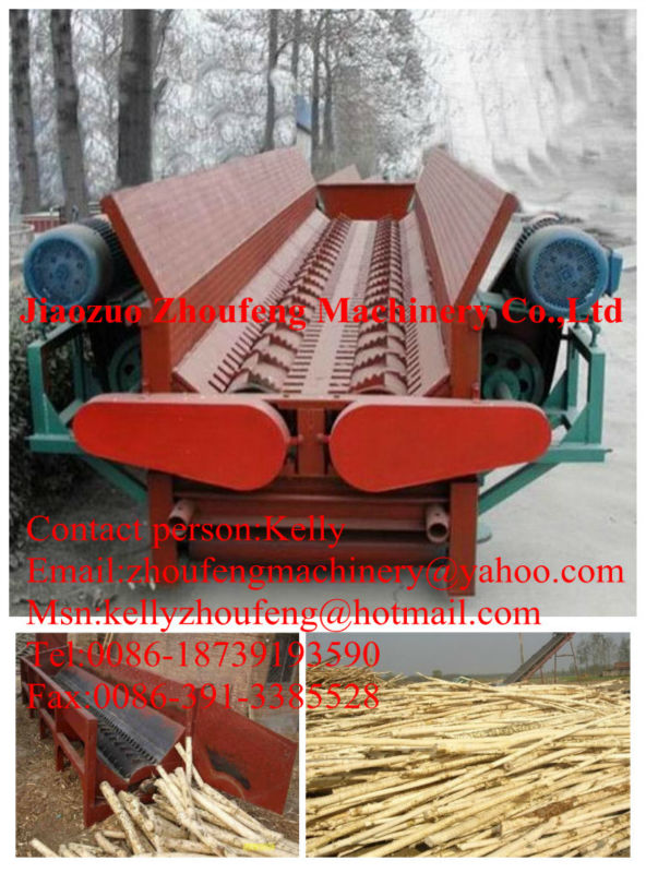 tree peel machine / wood debarking machine