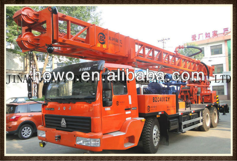 truck mounted drilling rig