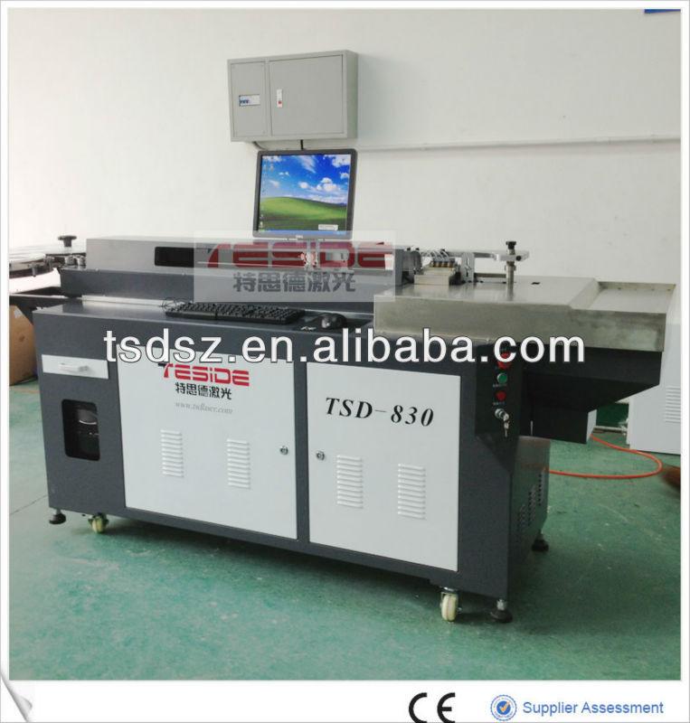 tsd laser fully automatic cnc blade 2pt/3pt bending machine (tsd-830) for packing and die cutting industry