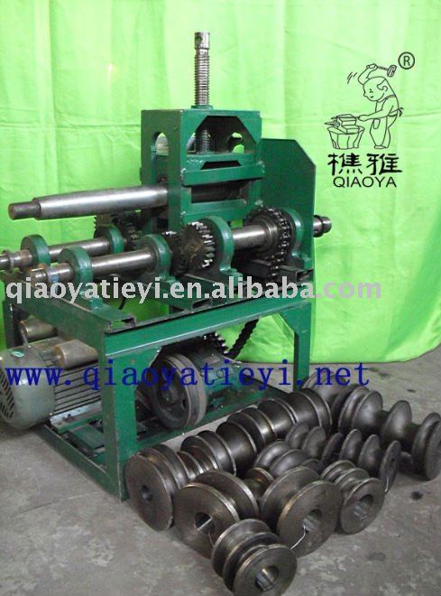 Tube bending iron process machine