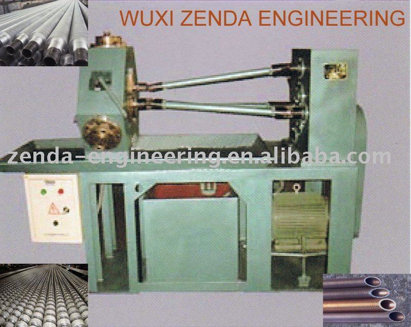 Tube Finning Machine