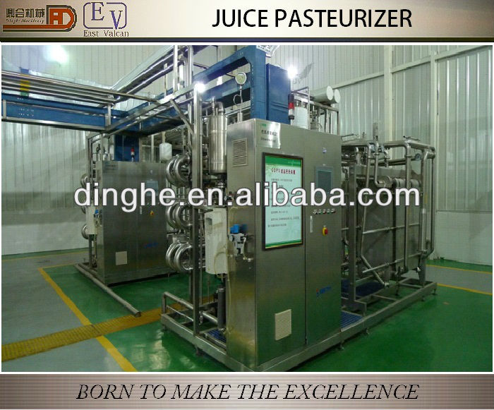 Tube in Tube fruit juice pasteurizer