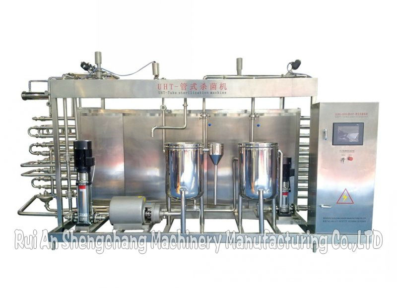 Tube UHT Sterilizer for liqui dairy beverage and juice etc