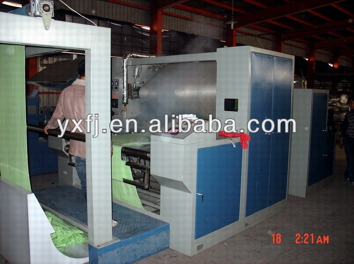 tubular knitting sanforizer machine