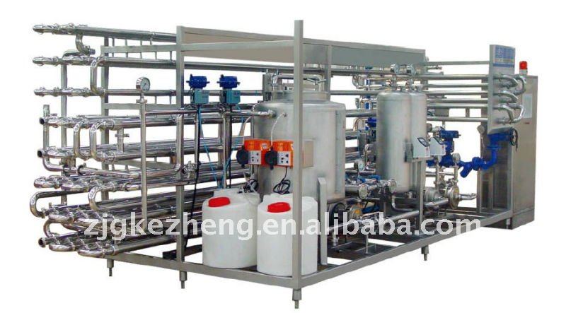 Tubular type UHT sterilizer for juice/ milk/ juice with pulp/pudding/jam