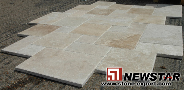 Tumbled travertine tiles,travetine floor pool,cover tiles,travertine pattern