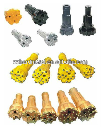 tungsten carbide threaded drill bits for rock and soil projects