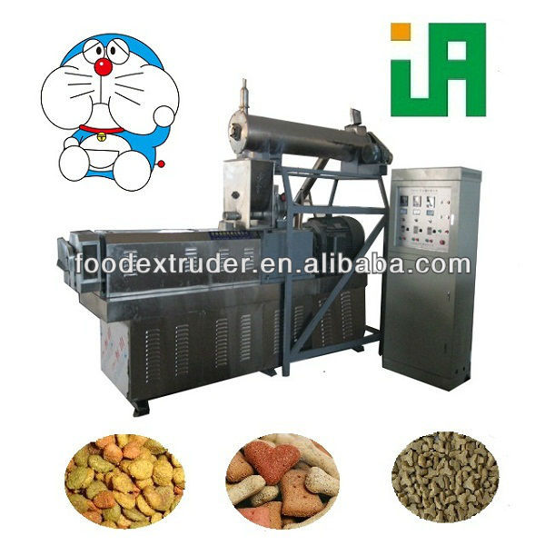 turnkey S/S double screw dry cat food machine/equipment/line