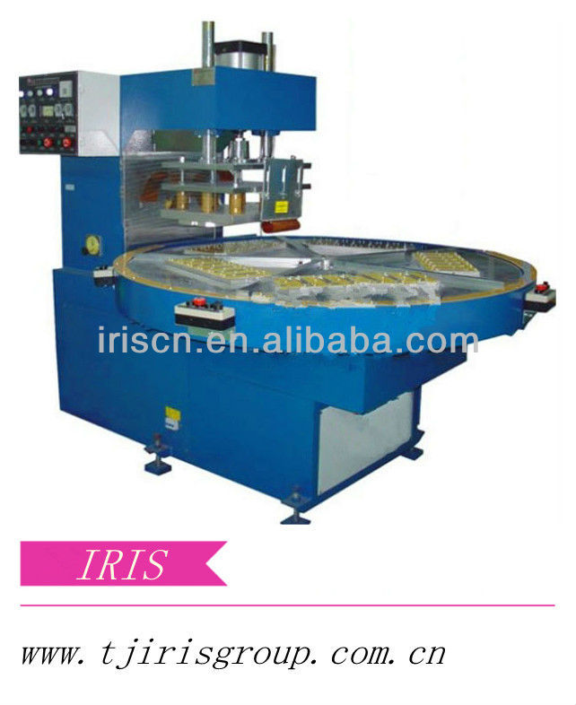 Turntable high frequency pvc welding machine//Radio frequency welding equipment