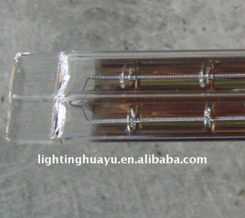 twin tube Gold reflector infrared lamp