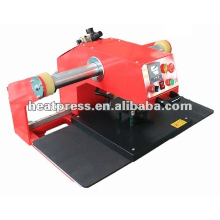 Twin Working Tables Pneumatic Auto Tshirt Heat Transfer Machine