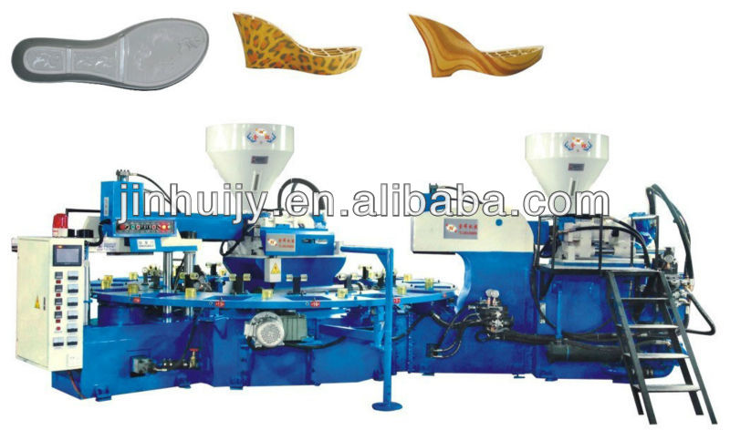 Two and three color tpr molding machine