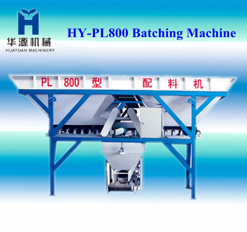 Two cabins concrete batching plant PL800 concrete batching plant price