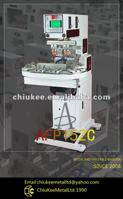 two color pad printing machine with shuttle