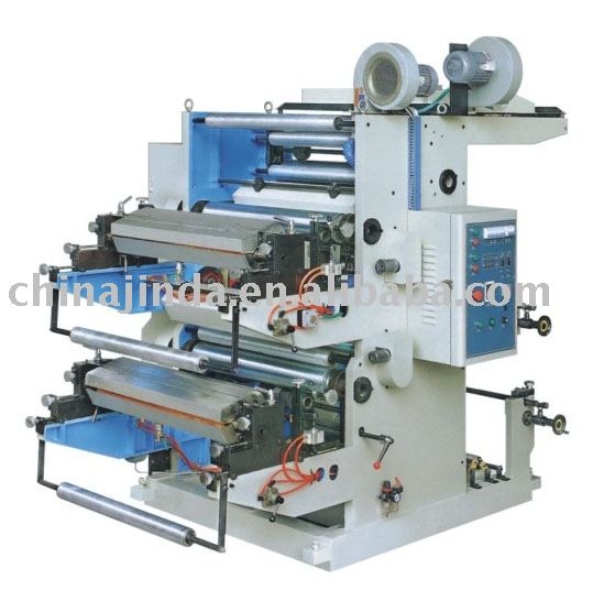 two-colour flexo printing machine