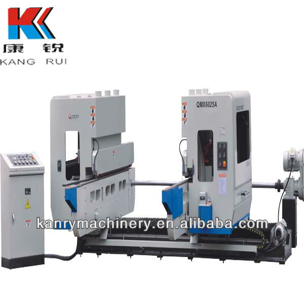 Two end tenon solid floor wood milling machine