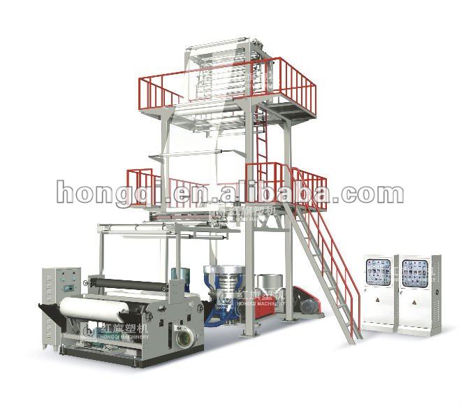 TWO LAYER COEXTRUDING ROTARY DIE HEAD BLOWN FILM MACHINE