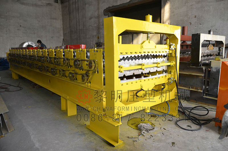 Two Profile color steel Forming Machine Color Steel Roof Wall Panel Double Layer Roll Forming Machine Roll Former