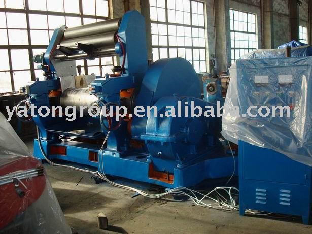 Two Roll Mixing Mill with Stock Blender