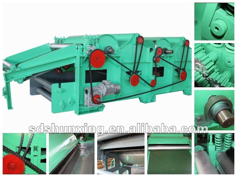 Two Roller Blow Room/Card Dropping/ Card Fly Recycling Machine