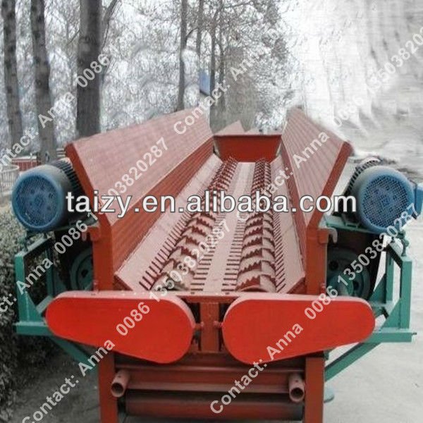 Two Rollers Wood Bark Removal / Wood Barking Machine