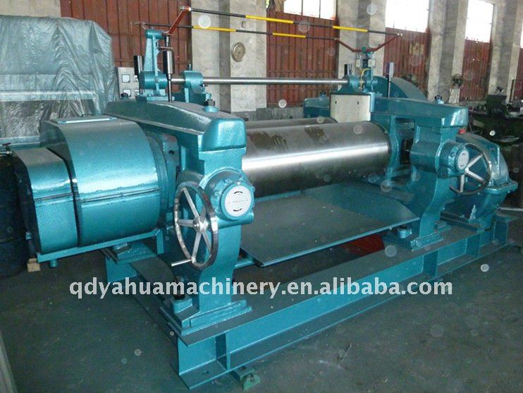 Two rolls rubber machine