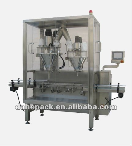 Two Stages Cans Filling Machine (10-2000g),Powder Filling Machine,Auger Filling Machine