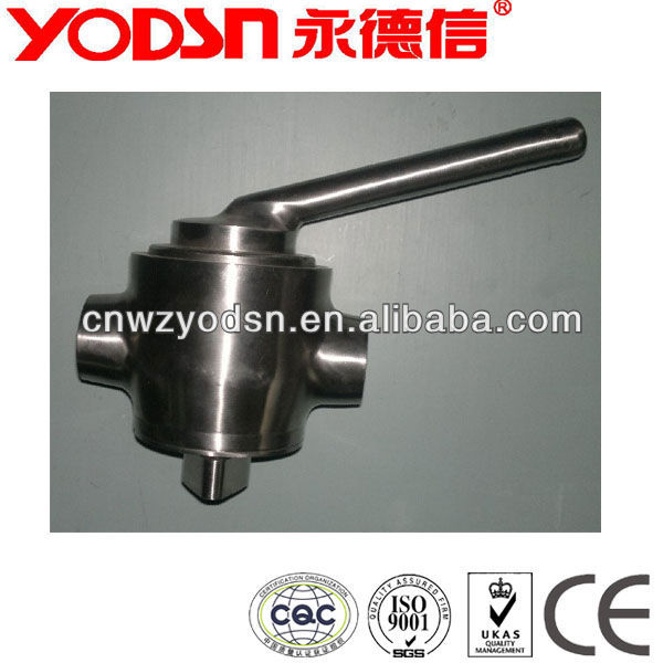 two way plug valve with SMS union