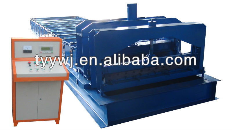 TY1100 aotumatic metal glazed roof tile making machine/glazed tile roll forming machine