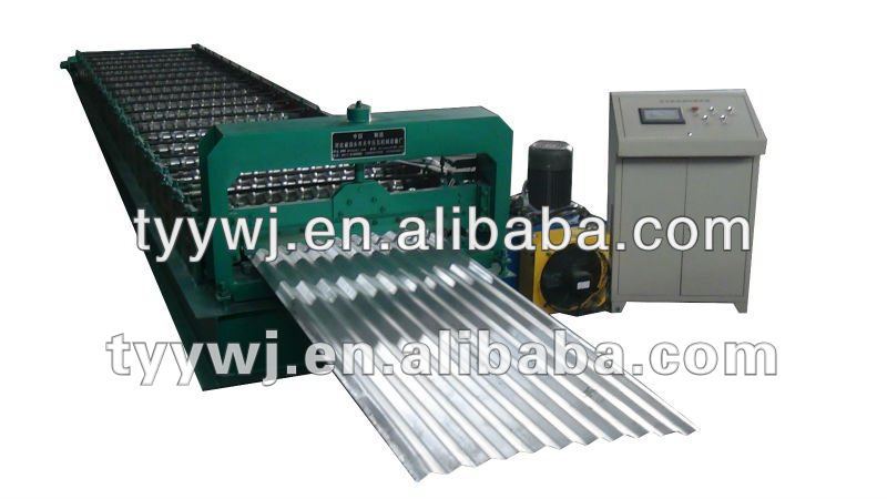 TY13-65-850 automatic corrugated sheet roof panel cold roll forming machine 2013