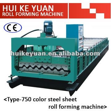 Type 750 roof panel roll forming machine