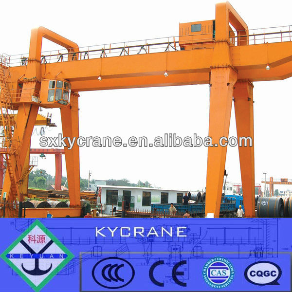 U Model double girder trolley gantry crane 30t for sale