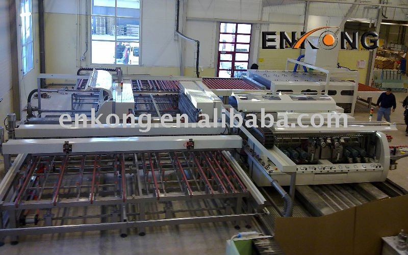 U-type glass straight-line double edging production line