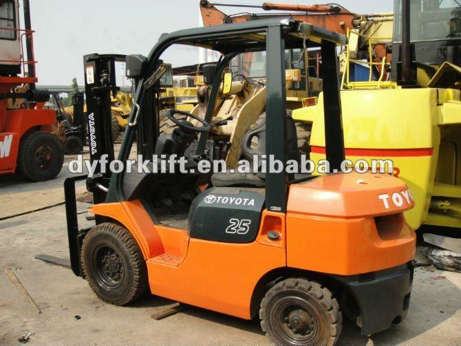 uesd toyota forklift 2.5t